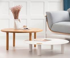 Padstow white 2 drawer coffee table £299.95. Contemporary Coffee Table Milo Round Take Me Home Oak Lacquered Aluminum Oak Base