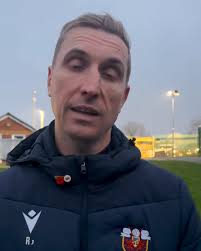 Rhys Griffiths after yesterday’s 3-1 victory over Flint Town United. 🗣️