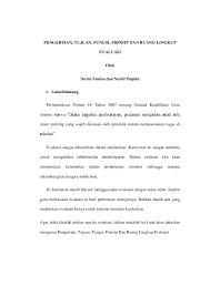 Doc Pengertian Tujuan Fungsi Prinsip Dan Ruang Lingkup Evaluasi Docx Nurulpuspita Pita Academia Edu