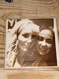 Laser Engraved Wood Photo as a Christmas Gift