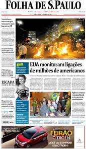 Check spelling or type a new query. Folha De S Paulo Fac Simile Edicao Sao Paulo 7 6 2013