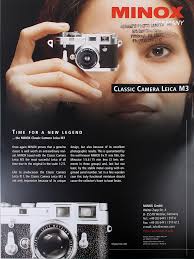 Leica M3 Minox Camera Brochure