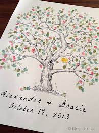 There is no better way to remember the day than with a simple reminder of all who attended. 63 Fingerprint Tree Ideas Fingerprint Tree Fingerprint Guest Book
