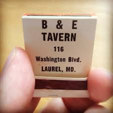 B Amp E Tavern Matchbook 1970s Liquor Store Matchbook Booze