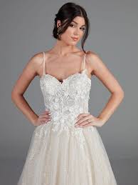 Milan Glitter Wedding Gown with Train