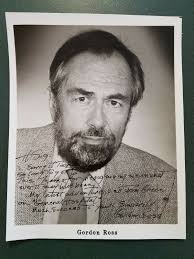 Gordon Ross-signed photo- COA