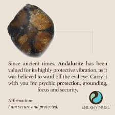 Andalusite Crystal Healing Stones Energy Crystals Crystal Healing