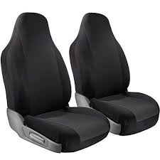 Oxgord Car Seat Cover Protectors Grip Control Non Slip Poly Cloth With Two Toned Front Low Bucket Seats Only Universal Fit For Automotive Vehicles Cars Tru Car Seat Cover Sets Cool