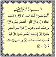 Surat ini adalah jawaban tegas terhadap upaya kompromi kafir quraisy kepada rasulullah shallallahu 'alaihi wa sallam berkaitan dengan urusan ibadah. Surah Al Insyirah Wikipedia Bahasa Indonesia Ensiklopedia Bebas