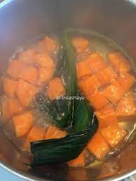 Resep Kolak Pisang Ubi Orange Oleh Fitri Sasmaya Recipe Food Orange Vegetables