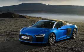 Download Wallpapers Audi R8 V10 Spyder 4k Offroad 2020 Cars Supercars Blue R8 Audi Besthqwallpapers Com Audi R8 Wallpaper Audi R8 Spyder Super Cars