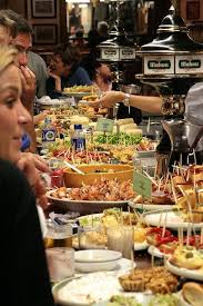 Tapas Une Idee Tapas Dinner Cafe Food Cocktail Party Food