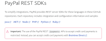 Check spelling or type a new query. Accepting Credit Card Payments Via Rest Api Sdk Paypal Community