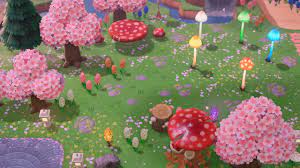 I Made An Enchanted Mushroom Garden R Ac Newhorizons