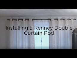 These standard traverse rod slides will universally fit most traverse rods. Kenney Double Curtain Rod Installation Youtube
