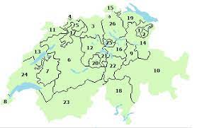 Se intinde pe o suprafata de 41285 km patrati si are o populatie de 7.3 milioane de locuitori.limbile vorbite sunt. Elvetia