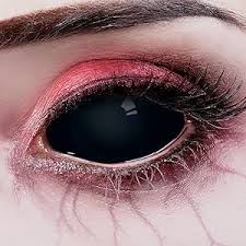 Image result for black sclera contacts