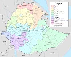 Northern ethiopia is the historic heartland of ethiopia. Map Of Zones Of Ethiopia Ethiopia Wikipedia Ethiopia Map Geothermal Energy