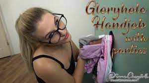 Gloryhole Handjob with panties - Diane Chrystall | Clips4Sale