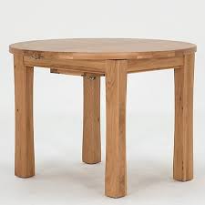 Dine in style with a round dining table in glass or wood from furniture village. Solid Oak Round Extending Dining Table 107 140cm Free Delivery