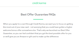 Credit karma is an american multinational personal finance company founded in 2007, which has been a brand of intuit since december 2020. Credit Karma Adds Best Offer Guarantee For Credit Cards Doctor Of Credit