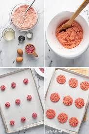 Takes a long time to bake, but somewhat. Strawberry Cake Mix Cookies Belly Full