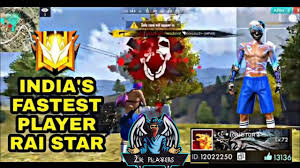 From raistar, sk sabir to tsg jash, here's a complete list of all the fastest players in free fire for this month. World Fastest Player Raistar Gameplay Free Fire Tricks Youtube