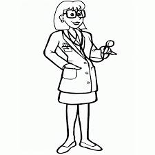 Images of princess tiana, waitress tiana, dr. Doctor Coloring Pages For Kids Coloring Home