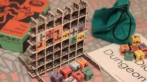 The Dungeon Waffle By Richard Massey Kickstarter A Quick Two Payer Game Of Dice Monsters And A Waffle Brinquedos Construindo Jogos