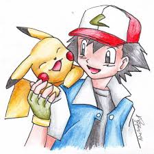 After the ink dries, get rid of every pencil mark with an eraser for a cleaner drawing of pichu from pokemon. Pikachu And Ash Pikachu Drawing Cute Pokemon Anime Character Drawing