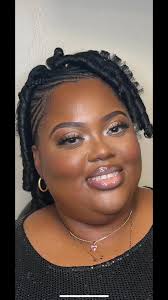 LETS TALK ABOUT IT 🎨🤭❤️❤️ PROM BAE BEAT ( soft brown smokey eye with BOLD  red lip 💋 💄 LIQUID LIPSTICK BY: Danielle Malone ( AFTER DARK)✂️ HAIR BY: Deborah  Billups Blakes