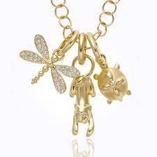 Temple St Clair Tree Of Life Charm Necklace Fine Jewelry Jewelry Dragonfly Charm