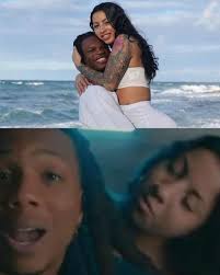The net found Travis Hunter girlfriend in a music video hugged up with a  rapper 👀