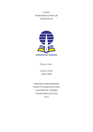 Jawaban tugas mk pengantar akuntansi ekma4115 mana. Pdf Tugas 1 Manajemen Stratejik Laviena Octora Academia Edu