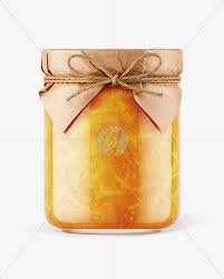 Download Glass Orange Jam Jar With Paper Cap Mockup In Jar Mockups On Yellow Images Object Mockups PSD Mockup Templates