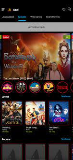 The user interface of novie. Azzi Movie Apk Download Mod For Android Latest Version 2020