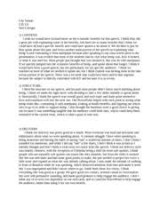 Regardless of your major whether it be psychology or economics, for example, you are likely to perform this kind of assignment at some point. Essay Critique Example