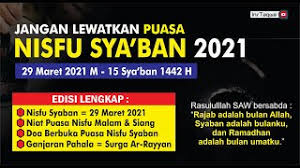 Berdasarkan perhitungan, tahun ini malam nisfu sya'ban jatuh pada hari minggu, (28/03/2021). Kebaikan Puasa Nisfu Syaaban Yara Spax Cute766