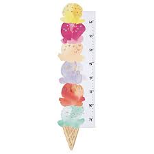 Personalized Ice Cream Decal Growth Chart The Land Of Nod