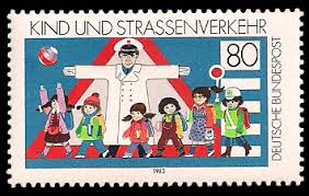 Briefmarken kaufen können sie in jeder postfiliale oder online und diese sogar individuell gestalten. Kind Und Strassenverkehr Briefmarke Brd