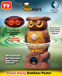 It is a very cheaply made no name generic that comes in a little plain white box. Owl Alert Ultrasonic Pest Repeller As Seen On Tv Ltd Commodities