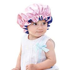 Satin and silk bonnets are the perfect sleeping caps for women looking to protect their hair as they sleep at night. Sent Hair Baby Satin Bonnet Sleeping Cap Adjustable Kids Sleep Bonnet With Drawstring Double Layer Night Hair Caps For Kids Teens Child Baby Toddler Pink Blue Buy Online In Hong Kong At Desertcart Productid 162132707