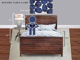 Commonly, a nightstand lamp has to be about as high as your bedside table. Lamp Size Important Thing Or Not Voguenest