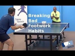 Breaking Bad Footwork Habits Table Tennis Pingskills Table Tennis Table Tennis Game Tennis