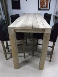 Mange Debout En Teack Table A Manger Palette Mange Debout Mobilier De Salon