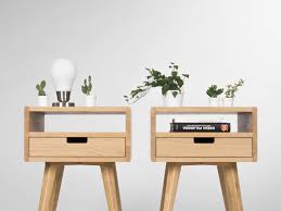 The pricing of mid century modern nightstands varies a lot and this is based on the construction and the materials used in making them. Pair Of Mid Century Modern Nightstand White Oak Finish By Mo Woodwork Seen At Stalowa Wola Stalowa Wola Wescover