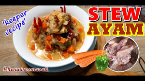 Jadi, untuk artikel kali ini. Resepi Stew Ayam Ringkas Resepi Merory Sedap Betul
