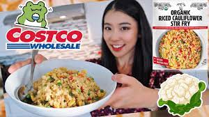 Each box includes 6 microwaveable pouches. Costco Organic Riced Cauliflower Stir Fry Review Tattooed Chef Cauliflower Rice Costco Vegan Food Youtube