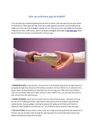 Here a list of genuine loan apps in kenya that allows you to access loans on your smartphone and receive your credit through mpesa. How Can Cash Loans Apps Be Helpful Edited By Shindebhavesh388 Issuu