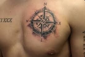 40 Miesten Tatuointiideat In 2020 Tattoos For Guys Cool Chest Tattoos Compass Tattoo